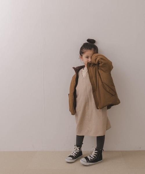 URBAN RESEARCH DOORS(アーバンリサーチドアーズ)の「中綿スタンドブルゾン(KIDS)(ブルゾン・キッズ・ブラウン/グレー系その他・120/105/135)」の6枚目の写真