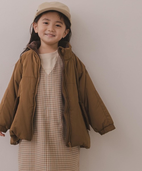 URBAN RESEARCH DOORS(アーバンリサーチドアーズ)の「中綿スタンドブルゾン(KIDS)(ブルゾン・キッズ・ブラウン/グレー系その他・120/105/135)」の16枚目の写真