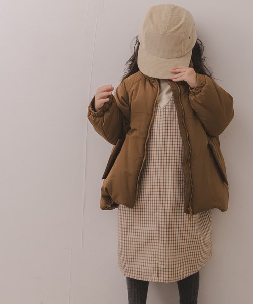 URBAN RESEARCH DOORS(アーバンリサーチドアーズ)の「中綿スタンドブルゾン(KIDS)(ブルゾン・キッズ・ブラウン/グレー系その他・120/105/135)」の22枚目の写真