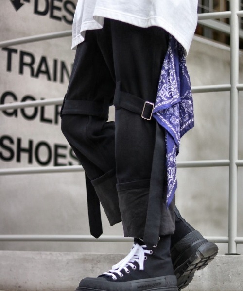 ROYAL FLASH（ロイヤルフラッシュ）の「TheATeR/シアター/タータンチェックボンテージパンツ（その他パンツ・メンズ・ブラック/レッド/グリーン・FREE）」の6枚目の写真