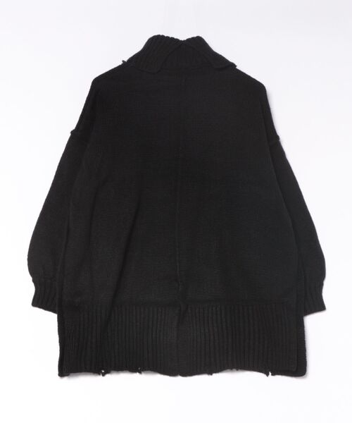 STYLEBLOCK（スタイルブロック）の「モヘアタッチタートルネックプルオーバー（ニット/セーター・レディース・ラベンダー/アイボリー/ライトベージュ/グリーン/ブラック・M）」の7枚目の写真
