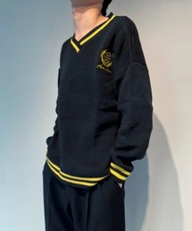 School V-Neck Knit Sweater WO21W3TP14 【WB ORIGINALS】