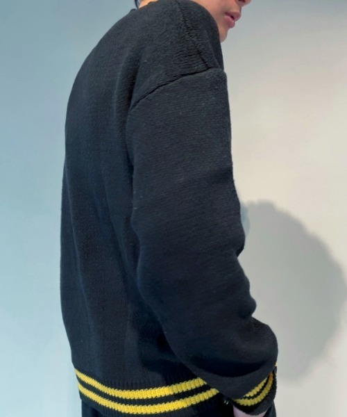 WESTBOY（ウエストボーイ）の「School V-Neck Knit Sweater WO21W3TP14
