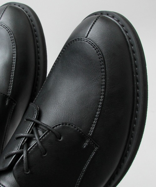 glabella（グラベラ）の「フェイクレザー Uチップ ヒールシューズ / ハイヒール レースシューズ（ドレスシューズ・メンズ・ブラック・S/M/L）」の17枚目の写真