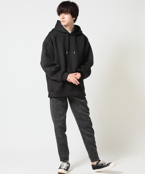 ARCADE（アーケード）の「カチオン染め 裏起毛スウェット 暖か ジョガーパンツ（スウェットパンツ・メンズ・グレー系2/ブラック系2/グレー系3/グレー系1/ブラック系1/グレー系4・L/LL/M）」の16枚目の写真