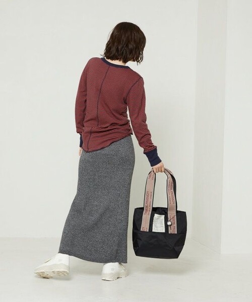 FREAK'S STORE（フリークスストア）の「杢リブニットスカート（スカート・レディース・ベージュ/グリーン/ブラック・ﾌﾘ-）」の19枚目の写真