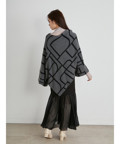 SNIDEL(スナイデル)の「スイッチングスカート(スカート・レディース・ブラック/モカ/ドット・1/0)」の11枚目の写真