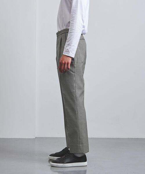 UNITED ARROWS(ユナイテッドアローズ)の「<UNITED ARROWS> シェパードチェック サイドアジャスター パンツ(その他パンツ・メンズ・ブラック/モカ・S/M/L/XL)」の3枚目の写真