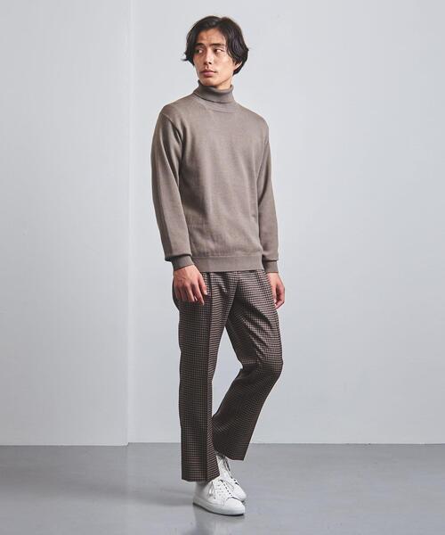 UNITED ARROWS(ユナイテッドアローズ)の「<UNITED ARROWS> シェパードチェック サイドアジャスター パンツ(その他パンツ・メンズ・ブラック/モカ・S/M/L/XL)」の6枚目の写真