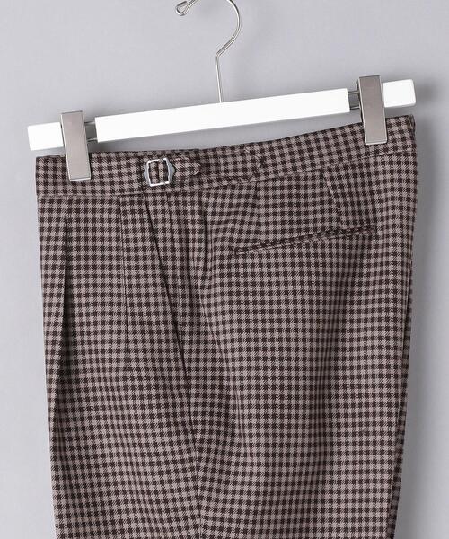 UNITED ARROWS(ユナイテッドアローズ)の「<UNITED ARROWS> シェパードチェック サイドアジャスター パンツ(その他パンツ・メンズ・ブラック/モカ・S/M/L/XL)」の16枚目の写真