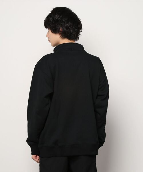 HUF(ハフ)の「CLASSIC MOCK FLEECE / HUF モックネック フリース(スウェット・メンズ・ブルー系その他/ブラック/アッシュグレー・SMALL/MEDIUM/LARGE/X-LARGE/XX-LARGE)」の8枚目の写真