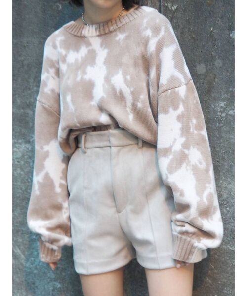 EVRIS（エヴリス）の「タイダイニットトップス（ニット/セーター・レディース・ベージュ/ブルー/グリーン・FREE）」の13枚目の写真