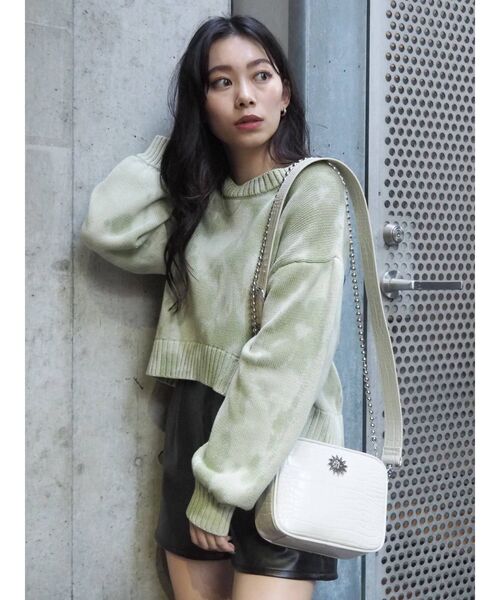 EVRIS（エヴリス）の「タイダイニットトップス（ニット/セーター・レディース・ベージュ/ブルー/グリーン・FREE）」の15枚目の写真