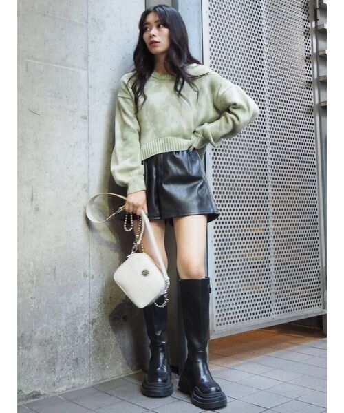 EVRIS（エヴリス）の「タイダイニットトップス（ニット/セーター・レディース・ベージュ/ブルー/グリーン・FREE）」の18枚目の写真