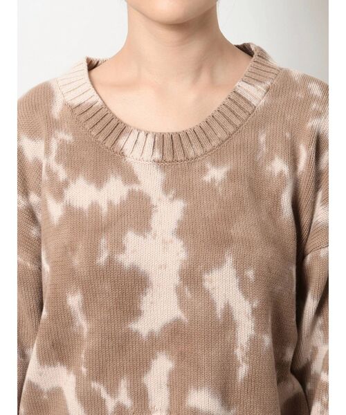 EVRIS（エヴリス）の「タイダイニットトップス（ニット/セーター・レディース・ベージュ/ブルー/グリーン・FREE）」の22枚目の写真