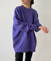 over size loose knit / オーバーサイズなシルエットでヘビーウェイトなモチモチ肉厚ニット