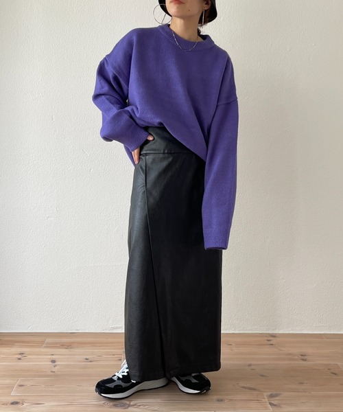 over size loose knit / オーバーサイズなシルエットで
