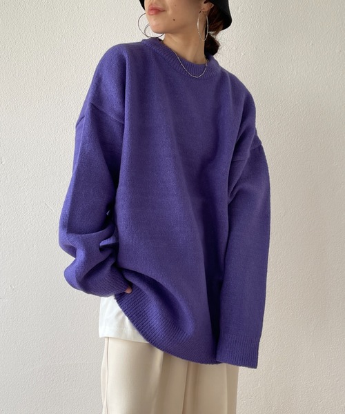 over size loose knit / オーバーサイズなシルエットで