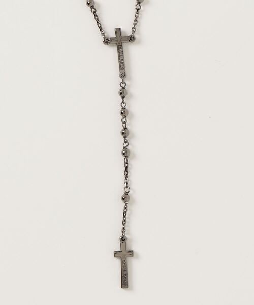 DSQUARED2(ディースクエアード)の「CROSS NECKLACE /0221 /0232(ネックレス・メンズ・シルバー/ゴールド/シルバー×ブラック・FREE)」の4枚目の写真