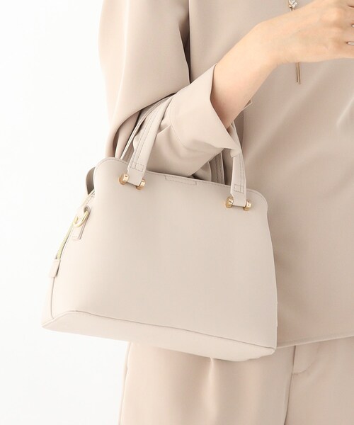 OPAQUE.CLIP（オペークドットクリップ）の「◆あおりポケット付きブガッティ【2WAY】（ハンドバッグ・レディース・グレー/ブラック/ライトベージュ・00）」の3枚目の写真