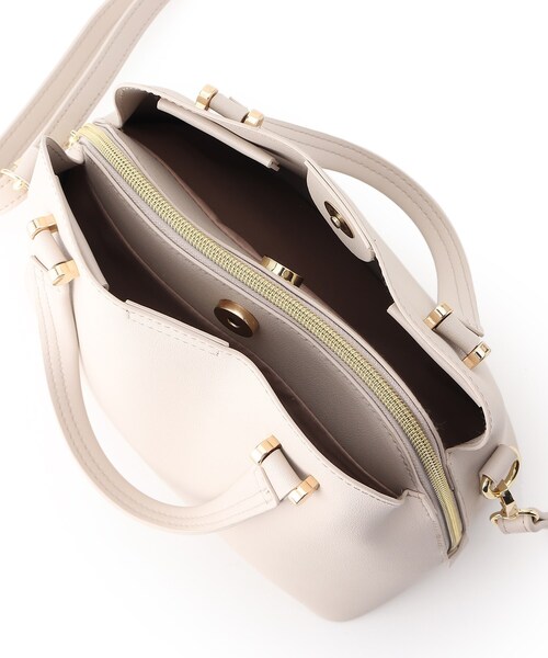 OPAQUE.CLIP（オペークドットクリップ）の「◆あおりポケット付きブガッティ【2WAY】（ハンドバッグ・レディース・グレー/ブラック/ライトベージュ・00）」の17枚目の写真