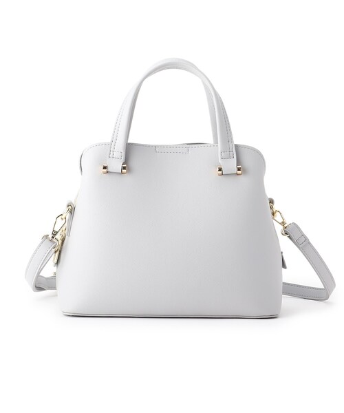 OPAQUE.CLIP（オペークドットクリップ）の「◆あおりポケット付きブガッティ【2WAY】（ハンドバッグ・レディース・グレー/ブラック/ライトベージュ・00）」の9枚目の写真