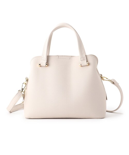 OPAQUE.CLIP（オペークドットクリップ）の「◆あおりポケット付きブガッティ【2WAY】（ハンドバッグ・レディース・グレー/ブラック/ライトベージュ・00）」の7枚目の写真