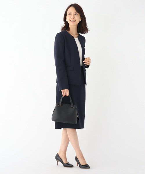 OPAQUE.CLIP（オペークドットクリップ）の「◆あおりポケット付きブガッティ【2WAY】（ハンドバッグ・レディース・グレー/ブラック/ライトベージュ・00）」の16枚目の写真