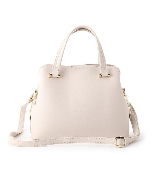 OPAQUE.CLIP（オペークドットクリップ）の「◆あおりポケット付きブガッティ【2WAY】（ハンドバッグ・レディース・グレー/ブラック/ライトベージュ・00）」の8枚目の写真