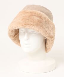 polcadot | スウェット×ファートークニット(ニットキャップ/ビーニー)