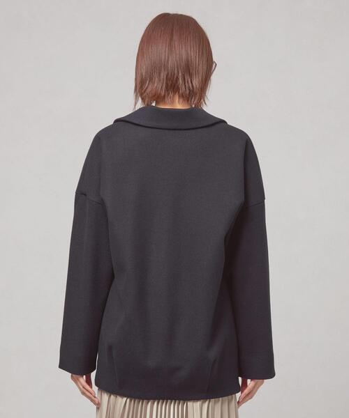 closet story(クローゼットストーリー)の「<closet story(クローゼットストーリー)>バックタック コクーン コート(その他アウター・レディース・ライトグレー/ネイビー・FREE)」の12枚目の写真