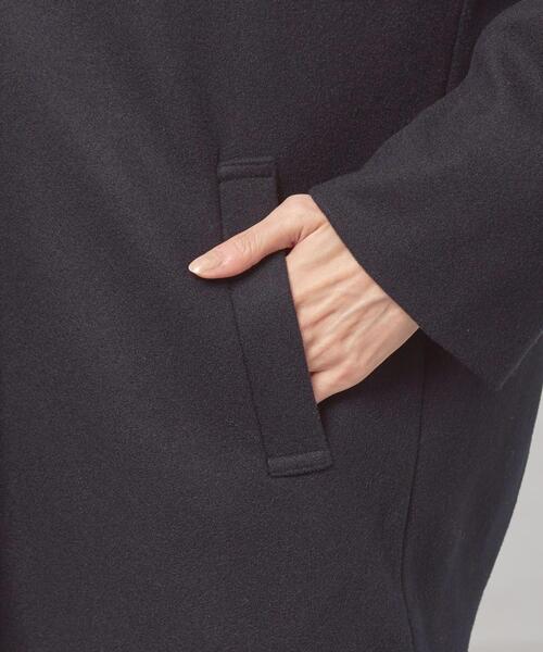 closet story(クローゼットストーリー)の「<closet story(クローゼットストーリー)>バックタック コクーン コート(その他アウター・レディース・ライトグレー/ネイビー・FREE)」の7枚目の写真