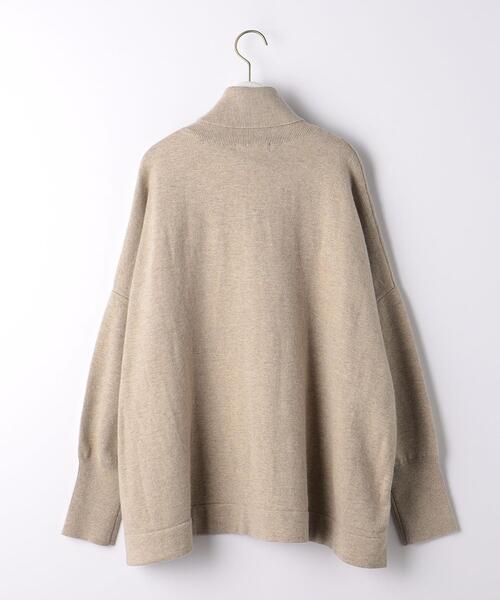 closet story（クローゼットストーリー）の「＜closet story（クローゼットストーリー）＞サイドスリット タートルネックニット（ニット/セーター・レディース・ブラック/ベージュ・FREE）」の11枚目の写真