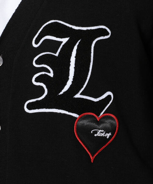 STUD MUFFIN（スタッドマフィン）の「STUD MUFFIN/スタッドマフィン/LA5 カーディガン（カーディガン/ボレロ・メンズ・ブラック/グレー・3/4）」の8枚目の写真