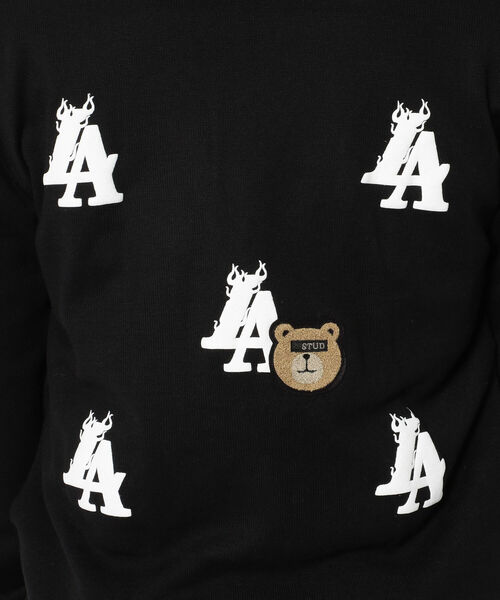 STUD MUFFIN（スタッドマフィン）の「STUD MUFFIN/スタッドマフィン/LA5 カーディガン（カーディガン/ボレロ・メンズ・ブラック/グレー・3/4）」の9枚目の写真