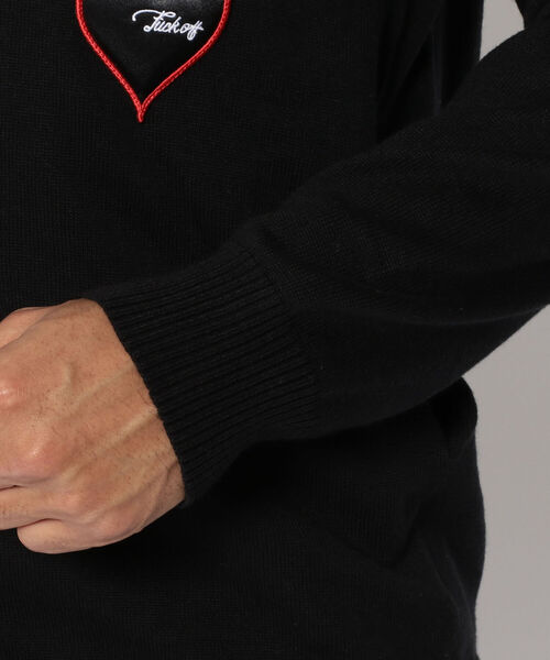 STUD MUFFIN（スタッドマフィン）の「STUD MUFFIN/スタッドマフィン/LA5 カーディガン（カーディガン/ボレロ・メンズ・ブラック/グレー・3/4）」の10枚目の写真