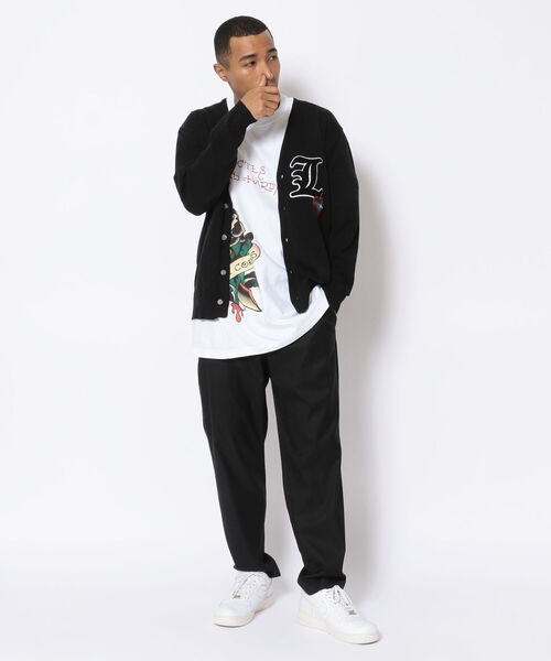 STUD MUFFIN（スタッドマフィン）の「STUD MUFFIN/スタッドマフィン/LA5 カーディガン（カーディガン/ボレロ・メンズ・ブラック/グレー・3/4）」の13枚目の写真