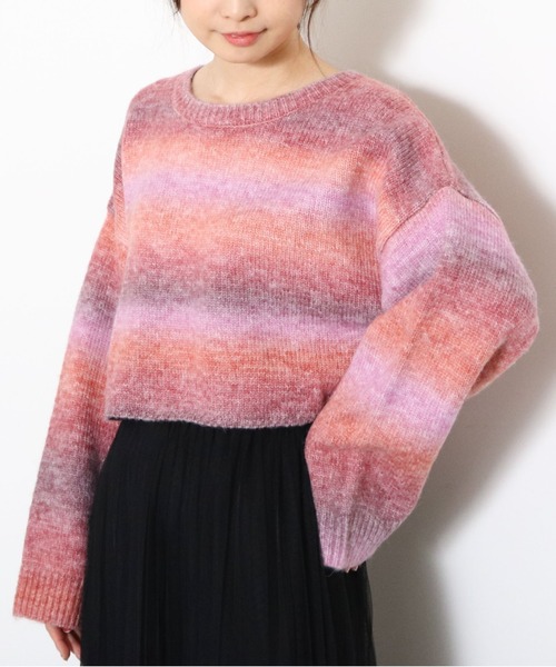 archives（アルシーヴ）の「グラデーションショート丈プルオーバー（ニット/セーター・レディース・ベージュ/オフホワイト/ピンク・MEDIUM）」の14枚目の写真