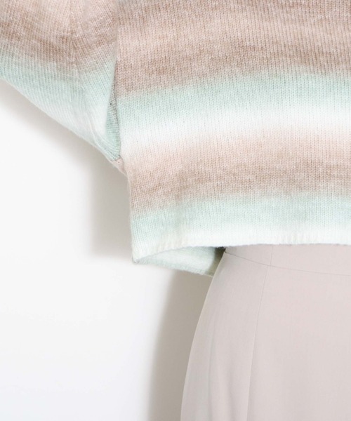 archives（アルシーヴ）の「グラデーションショート丈プルオーバー（ニット/セーター・レディース・ベージュ/オフホワイト/ピンク・MEDIUM）」の19枚目の写真