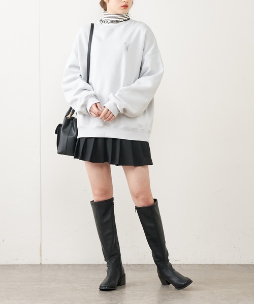 OLIVE des OLIVE(オリーブデオリーブ)の「ロングブーツ(ブーツ・レディース・オフホワイト/ブラック/ベージュ・SMALL/MEDIUM/LARGE)」の7枚目の写真