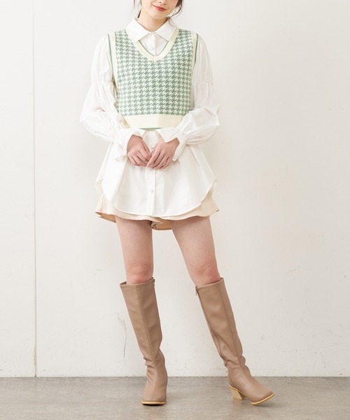 OLIVE des OLIVE(オリーブデオリーブ)の「ロングブーツ(ブーツ・レディース・オフホワイト/ブラック/ベージュ・SMALL/MEDIUM/LARGE)」の14枚目の写真