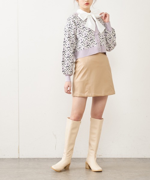 OLIVE des OLIVE(オリーブデオリーブ)の「ロングブーツ(ブーツ・レディース・オフホワイト/ブラック/ベージュ・SMALL/MEDIUM/LARGE)」の20枚目の写真