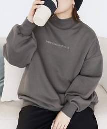 裏起毛プチハイロゴプリントスウェット