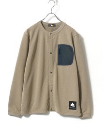 LOGOS（ロゴス）の「LOGOS/ロゴス 裏毛 スナップカーディガン（カーディガン/ボレロ・メンズ）」