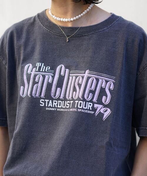 GOOD ROCK SPEED（グッドロックスピード）の「GOOD ROCK SPEED (グッドロックスピード)　別注ロックグラフィックTシャツ Star Clusters (ウィメンズ・ユニセックス)（Tシャツ/カットソー・レディース・ブラック・MEDIUM）」の10枚目の写真