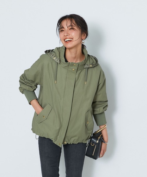 RIVE DROITE（リヴドロワ）の「ミリタリークロスブルゾン（ブルゾン・レディース・ネイビー/カーキ・FREE）」の3枚目の写真
