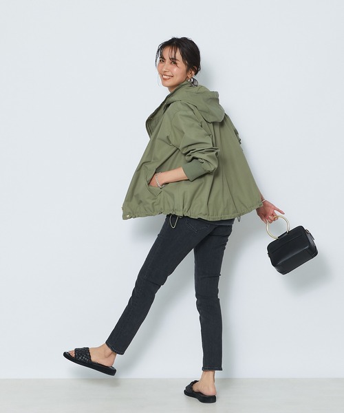 RIVE DROITE（リヴドロワ）の「ミリタリークロスブルゾン（ブルゾン・レディース・ネイビー/カーキ・FREE）」の10枚目の写真