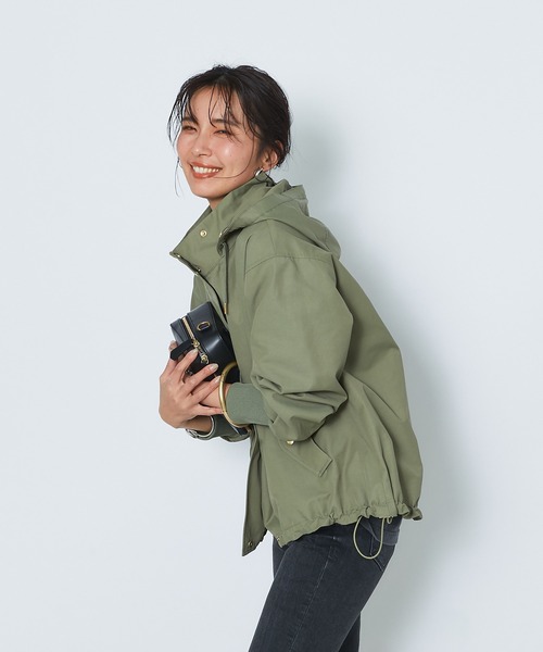 RIVE DROITE（リヴドロワ）の「ミリタリークロスブルゾン（ブルゾン・レディース・ネイビー/カーキ・FREE）」の4枚目の写真