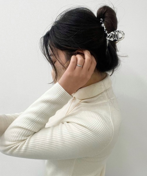 WEGO(ウィゴー)の「WEGO/マルチバンスクリップ(バレッタ/ヘアクリップ・レディース・ホワイト/シルバー/ゴールド/ブラック系その他・FREE)」の3枚目の写真