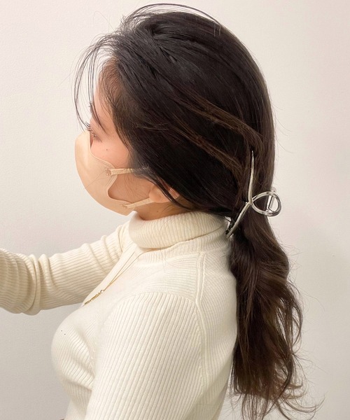 WEGO(ウィゴー)の「WEGO/マルチバンスクリップ(バレッタ/ヘアクリップ・レディース・ホワイト/シルバー/ゴールド/ブラック系その他・FREE)」の7枚目の写真